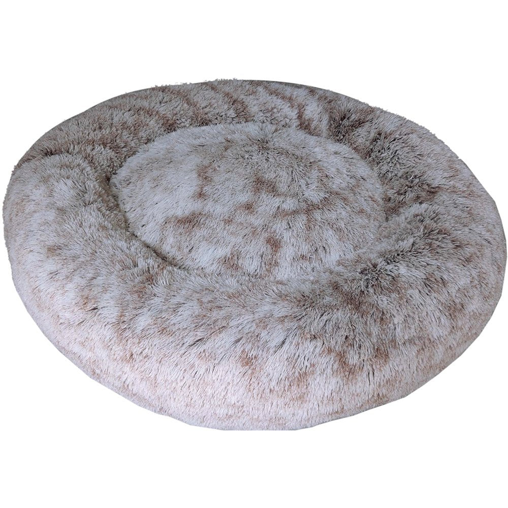 SNUGGLE PALS CALMING CUDDLER BED [CLR:Ombre Brown SZ:100CM]