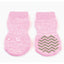 ZEEZ HYDROPHOBIC NON-SLIP PET SOCKS PINK MED