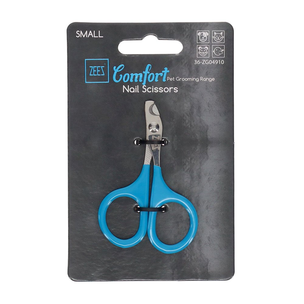 ZEEZ COMFORT NAIL SCISSORS SMALL 8CM