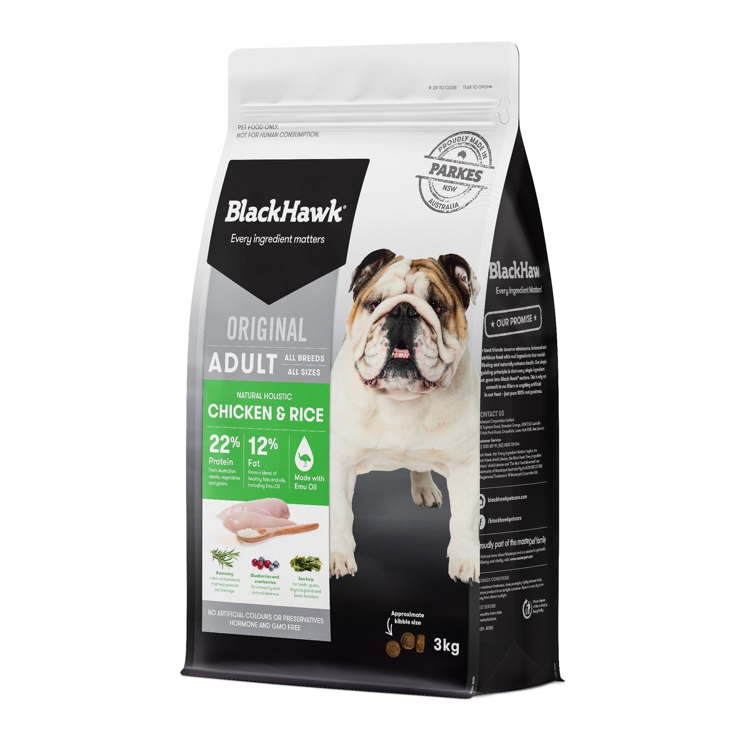 Blackhawk Dog Chicken & Rice [sz:3kg]