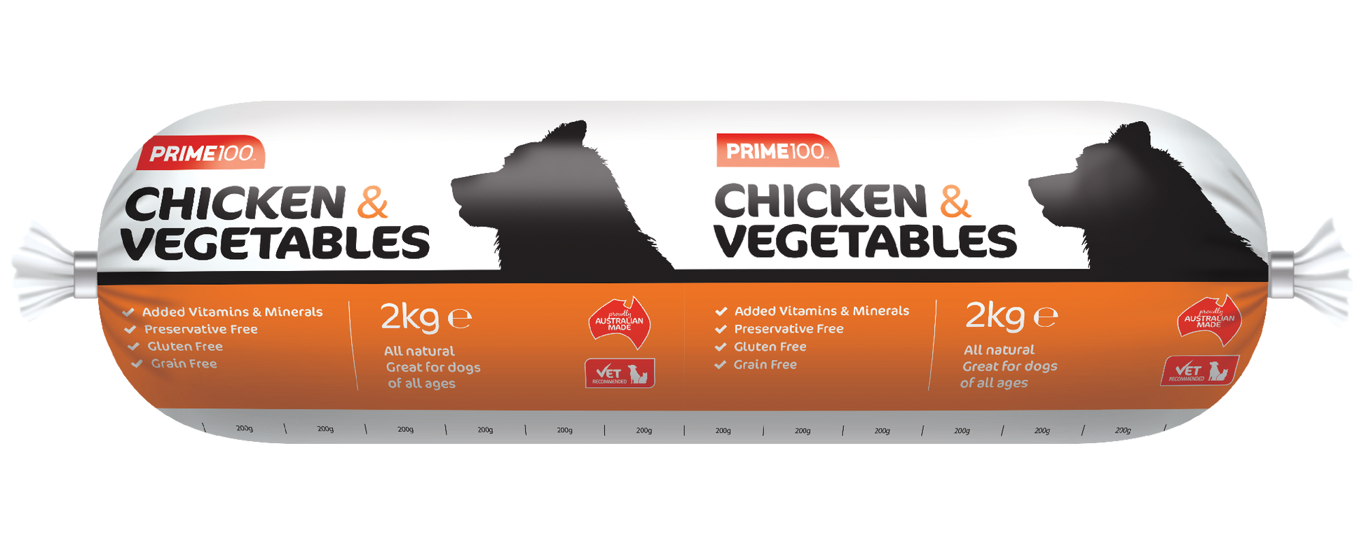 Prime100 Chicken & Veg 2kg