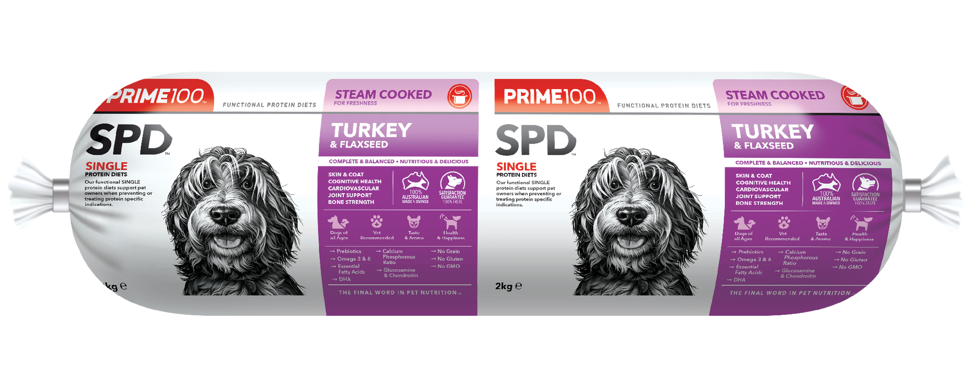 Prime100 Turkey & Flaxseed 2kg