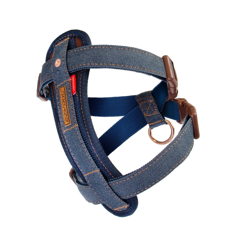 Ezydog Chest Plate Harness Denim [sz:xs]