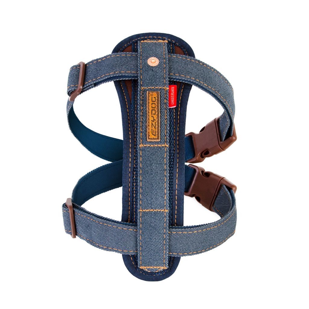 Ezydog Chest Plate Harness Denim [sz:xs]