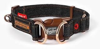 Ezydog Double Up Collar Black Demin [sz:small]