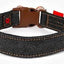 Ezydog Double Up Collar Black Demin [sz:small]