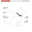 Ezydog Double Up Collar Black Demin [sz:small]