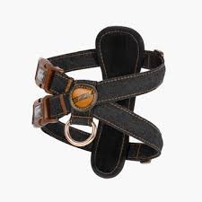 Ezydog Chest Plate Harness Black Denim [sz:small]