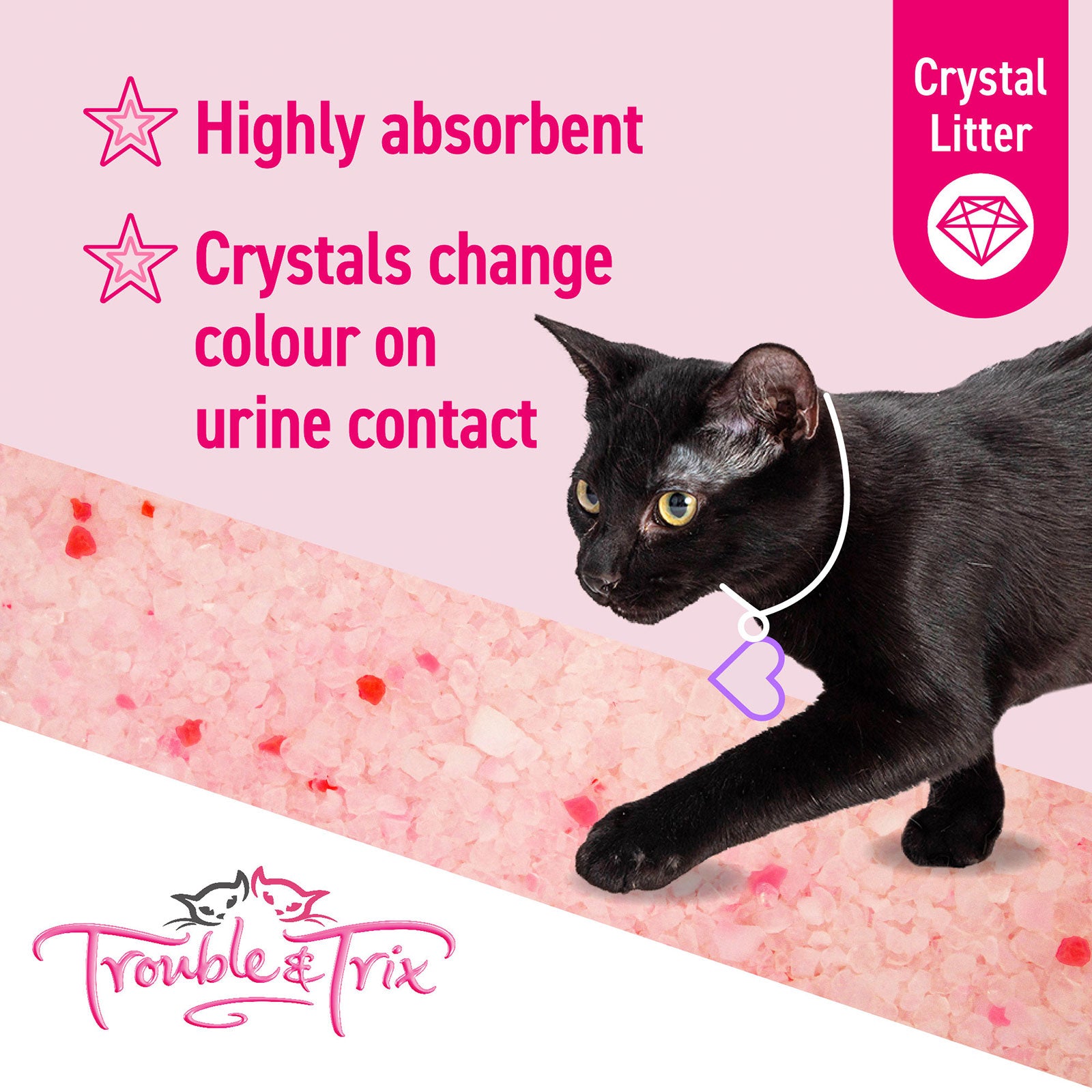 Trouble & Trix Lavender Crystal Litter 15l