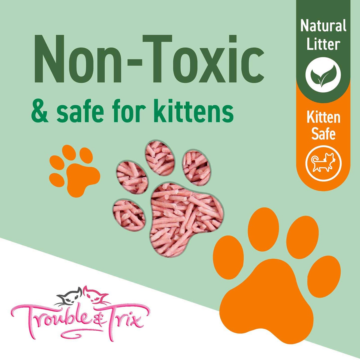 Trouble & Trix Cherry Blossom Natural Clumping 10l